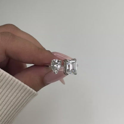 Toi et Moi Moissanite Ring