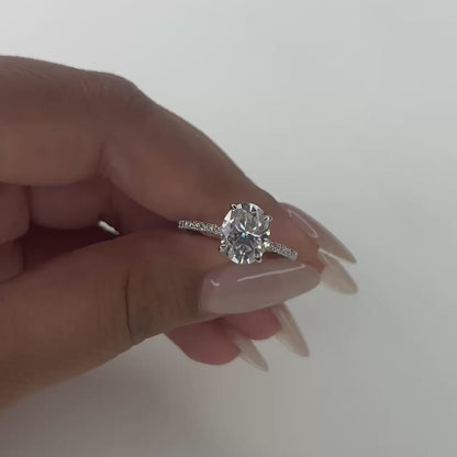 Zoe Moissanite Ring