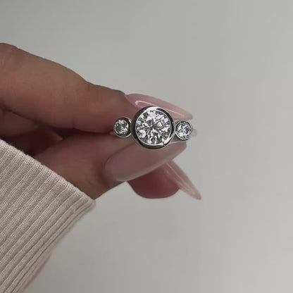 Elin Moissanite Ring