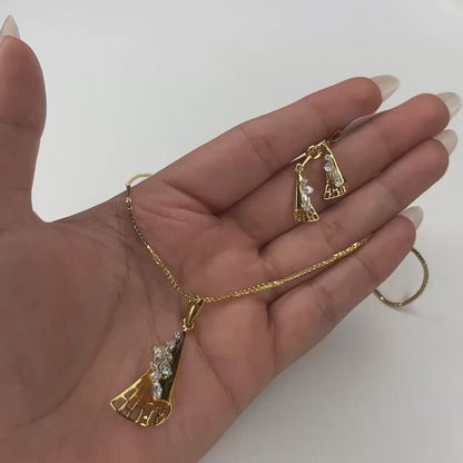 Noor Gold Necklace Set