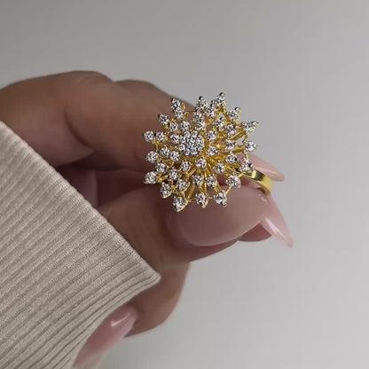 Dubai Fountain Cocktail Ring