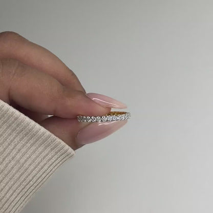 Lea Moissanite Eternity Ring