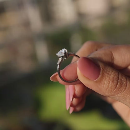 Promise Heart Moissanite Ring