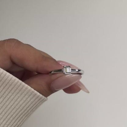 Crush Moissanite Ring