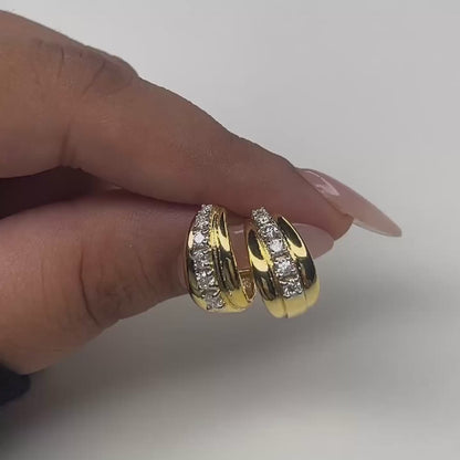 Fable Moissanite Hoops