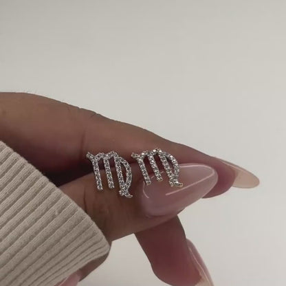 Virgo Silver Studs