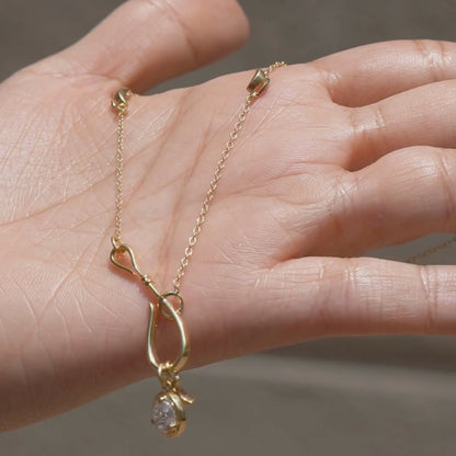 Aurora Moissanite Necklace