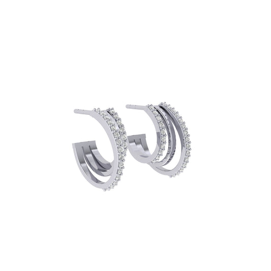 Fia Sparkle Hoops