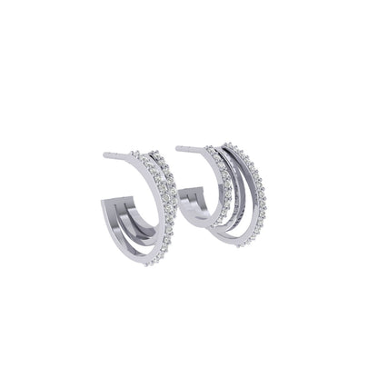 Fia Sparkle Hoops