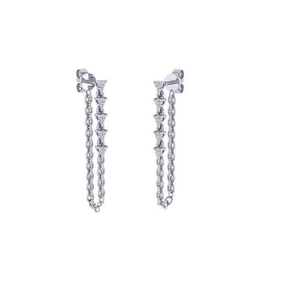 Multi Moissanite Threaders