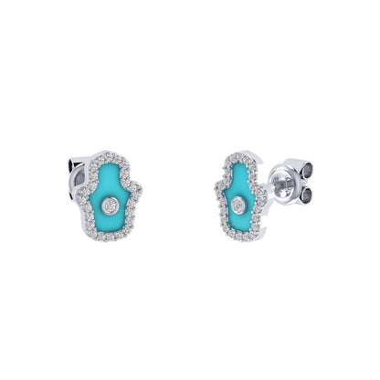 Hamsa Studs