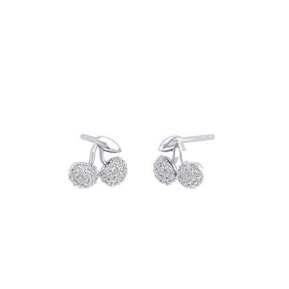 Cherry Moissanite Studs