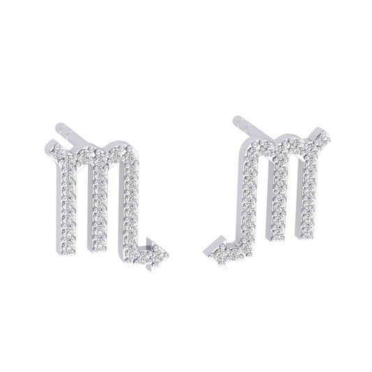 Scorpio Silver Studs